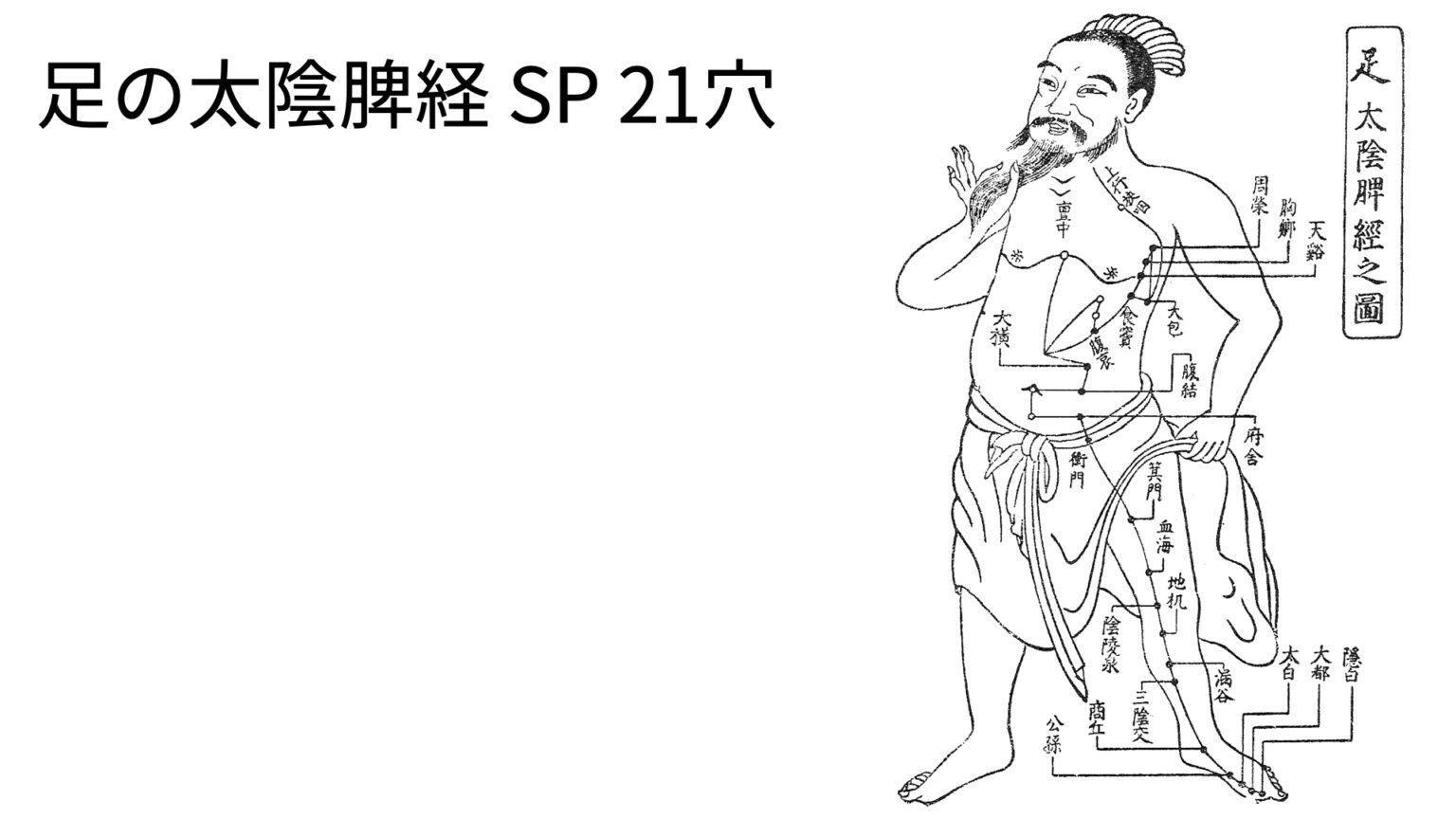 足の太陰脾経(21穴) | ALL FOR ONE.
